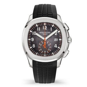 Patek Philippe Aquanaut Black Dial Automatic Men's Chronograph Watch 5968A-001