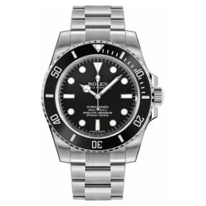 Rolex Submariner Men's Luxury Diver Watch Black Dial 114060-0002