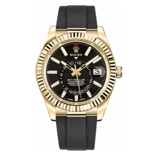Rolex Sky-Dweller 18k Yellow Gold Men's Luxury Watch 326238-0009
