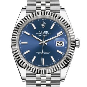 Rolex DATEJUST 41 Oyster, 41 mm, Oystersteel and white gold,M126334-0001