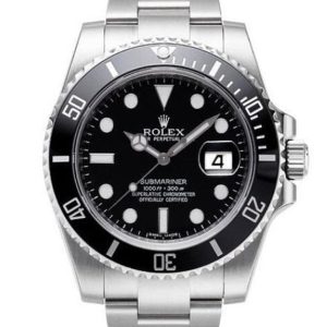 Rolex Oyster Perpetual Submariner Black Dial Watch 116610LN-97200