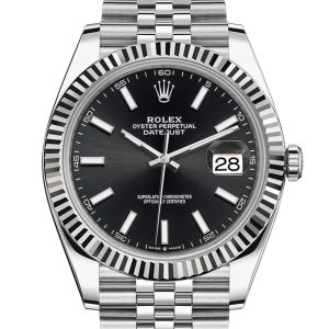 Rolex DATEJUST 41 Oyster, 41 mm, Oystersteel and white gold,M126334-0018