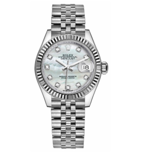 Lady-Datejust 28 Mother of Pearl Diamond Dial Watch 279174-0009