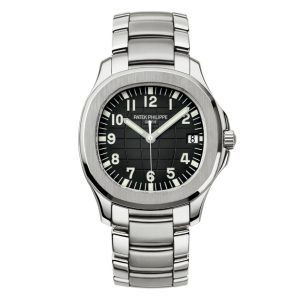 Patek Philippe Aquanaut Black Dial Stainless Steel Automatic Men's Watch 5167-1A  5167/1A