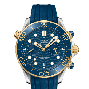 Seamaster Diver 300m CHRONOGRAPH yellow gold Blue 44mm