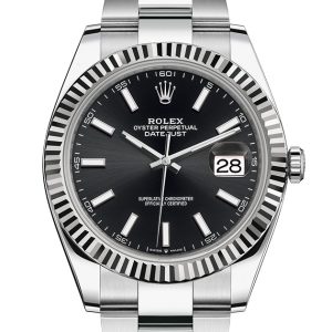 Rolex DATEJUST 41 Oyster, 41 mm, Oystersteel and white gold M126334-0017