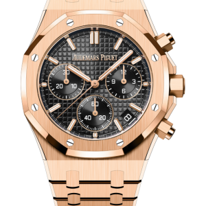 ROYAL OAK Pink Gold Black Dial CHRONOGRAPH 41mm